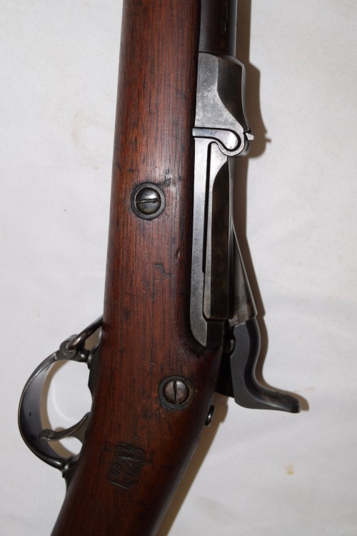 Springfield 1873 MFG in 1884, 45-70, 32" bbl, Bayonet & Scabbard, Good.-img-9