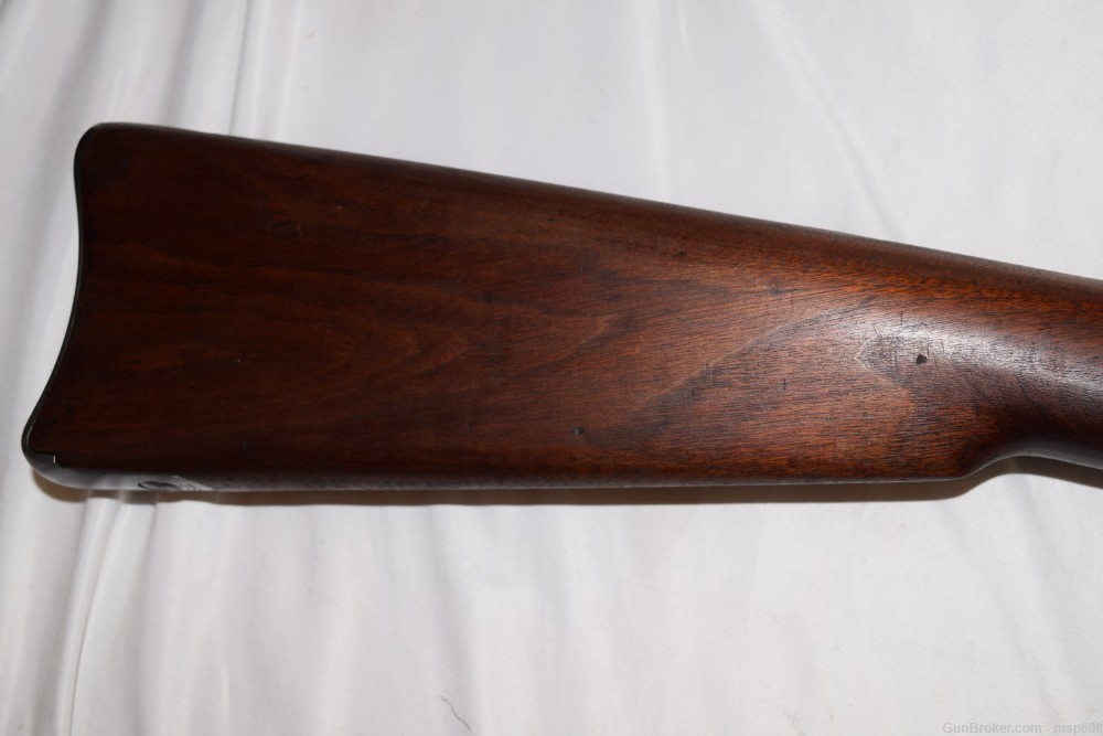 Springfield 1873 MFG in 1884, 45-70, 32" bbl, Bayonet & Scabbard, Good.-img-10