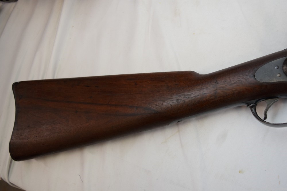 Springfield 1873 MFG in 1884, 45-70, 32" bbl, Bayonet & Scabbard, Good.-img-2