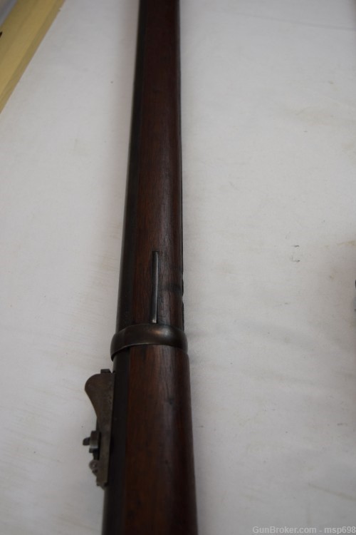 Springfield 1873 MFG in 1884, 45-70, 32" bbl, Bayonet & Scabbard, Good.-img-3