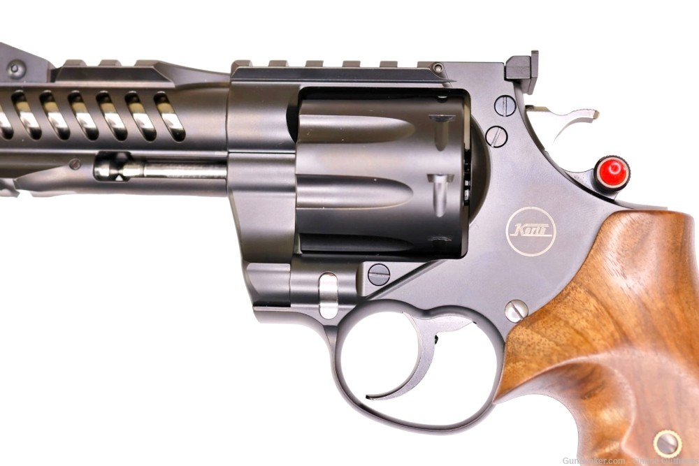 Nighthawk Custom Korth NXS 357 Mag 4" 8rd SA/DA Revolver 60-140 Walnut Grip-img-4