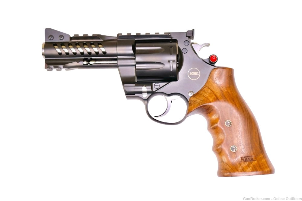 Nighthawk Custom Korth NXS 357 Mag 4" 8rd SA/DA Revolver 60-140 Walnut Grip-img-2