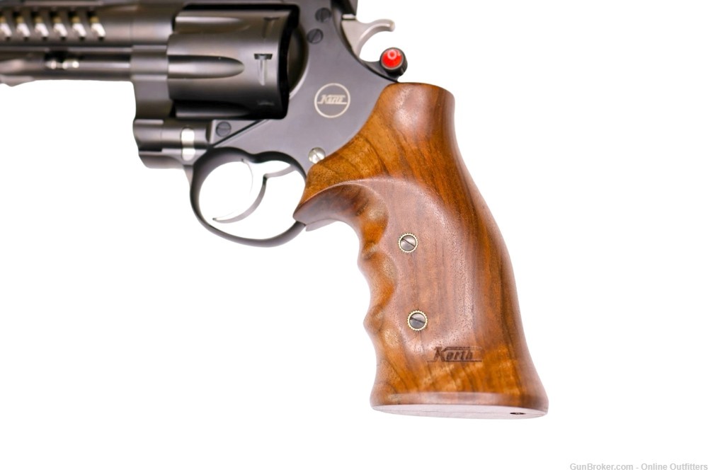 Nighthawk Custom Korth NXS 357 Mag 4" 8rd SA/DA Revolver 60-140 Walnut Grip-img-5