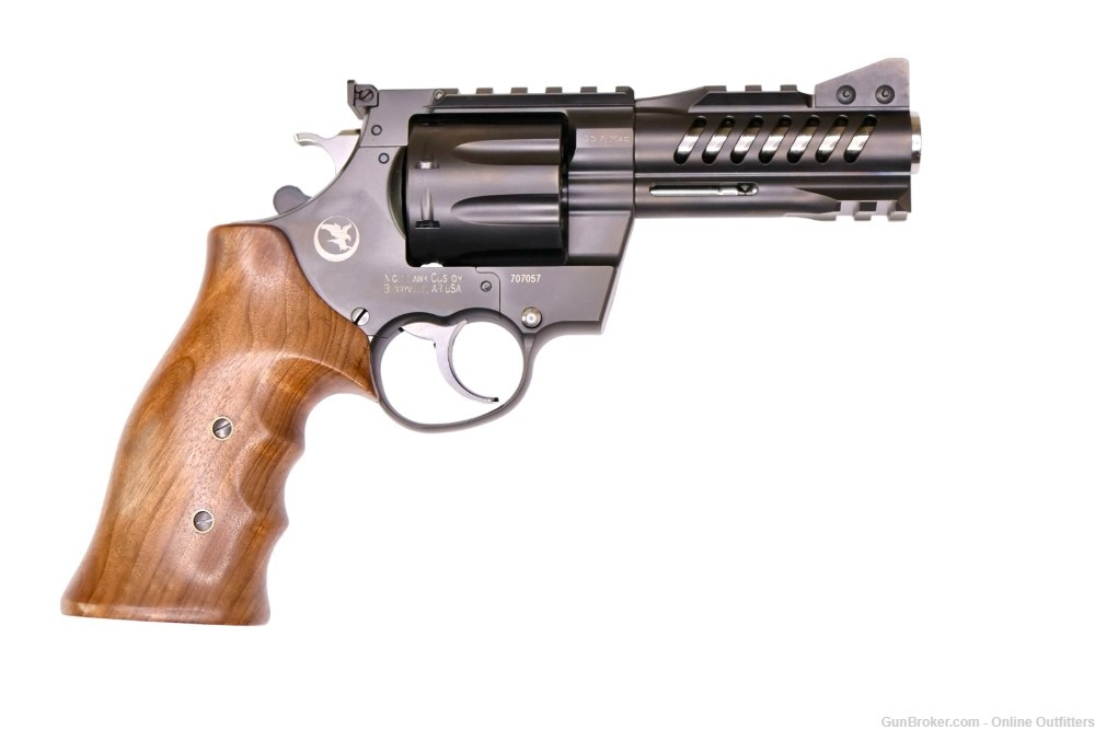 Nighthawk Custom Korth NXS 357 Mag 4" 8rd SA/DA Revolver 60-140 Walnut Grip-img-7