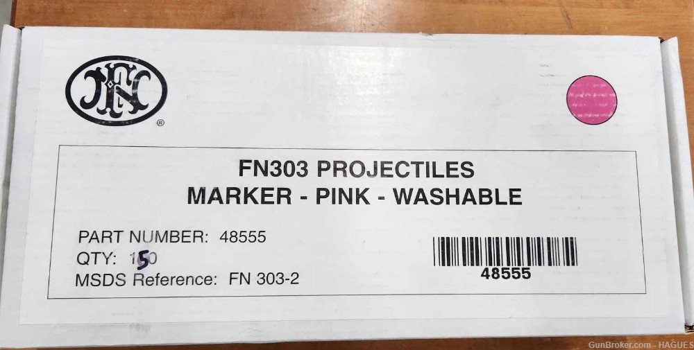 FN303 Projectiles - Marker - Pink - Washable / 150 Rounds - 48555-img-0