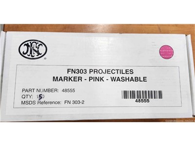 FN303 Projectiles - Marker - Pink - Washable / 150 Rounds - 48555