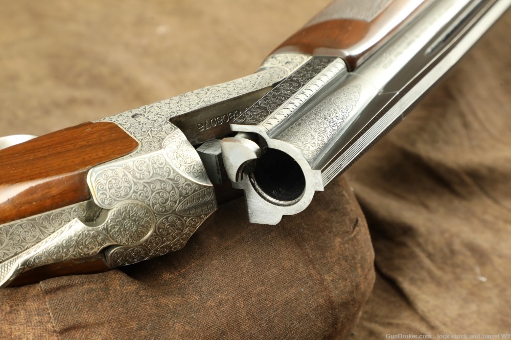 Engraved Ithaca Century Trap 12GA 34” Break Action Single Shot Shotgun-img-27