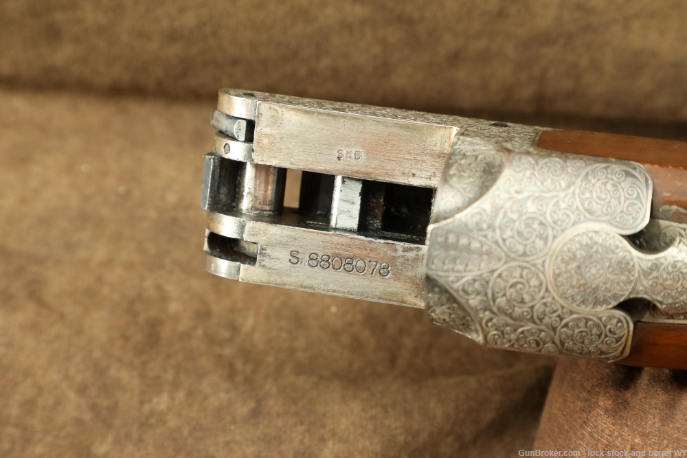 Engraved Ithaca Century Trap 12GA 34” Break Action Single Shot Shotgun-img-32