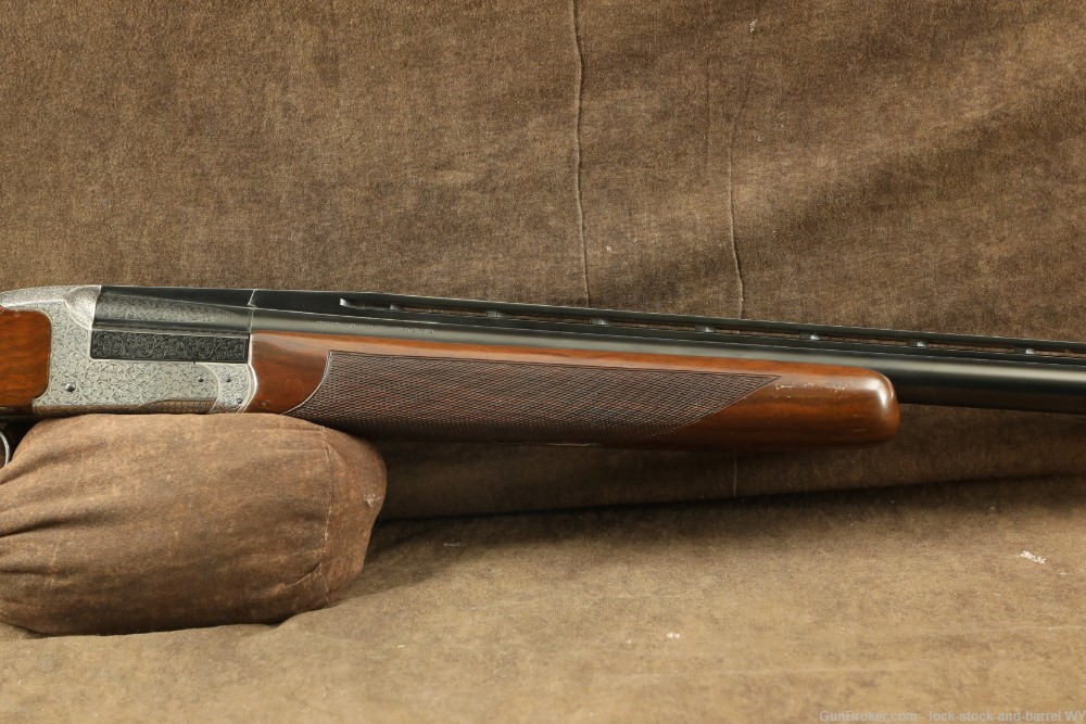 Engraved Ithaca Century Trap 12GA 34” Break Action Single Shot Shotgun-img-5