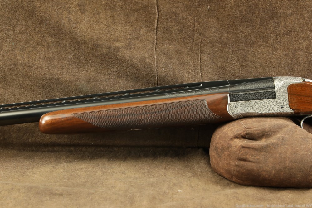 Engraved Ithaca Century Trap 12GA 34” Break Action Single Shot Shotgun-img-11