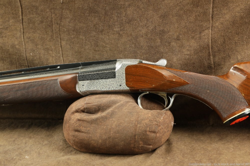 Engraved Ithaca Century Trap 12GA 34” Break Action Single Shot Shotgun-img-12