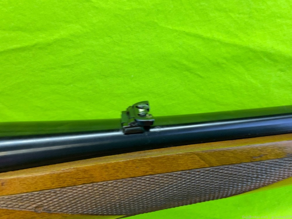 Ruger M77 Flat Bolt Tang Safety 22 Inch Barrel With Sights MFG 1971 350 REM-img-8