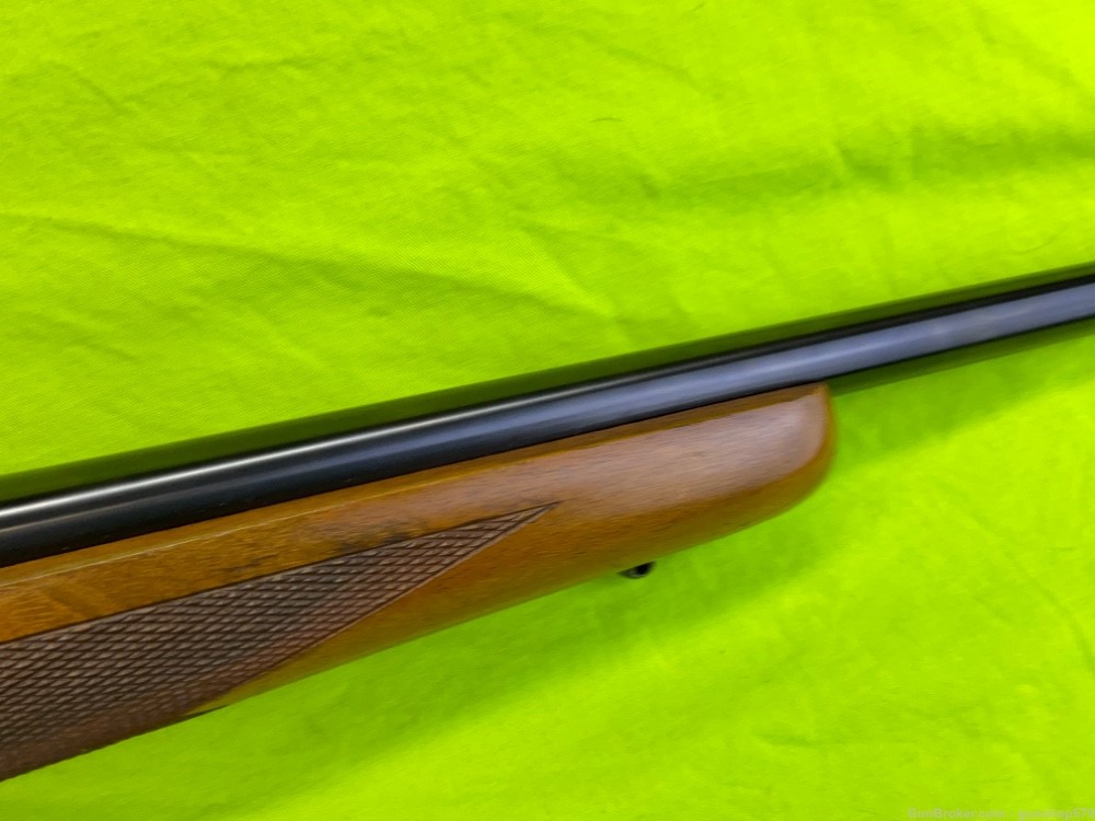 Ruger M77 Flat Bolt Tang Safety 22 Inch Barrel With Sights MFG 1971 350 REM-img-9