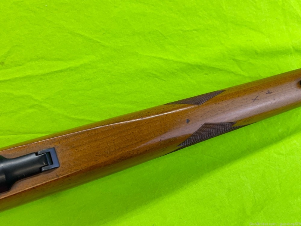 Ruger M77 Flat Bolt Tang Safety 22 Inch Barrel With Sights MFG 1971 350 REM-img-18