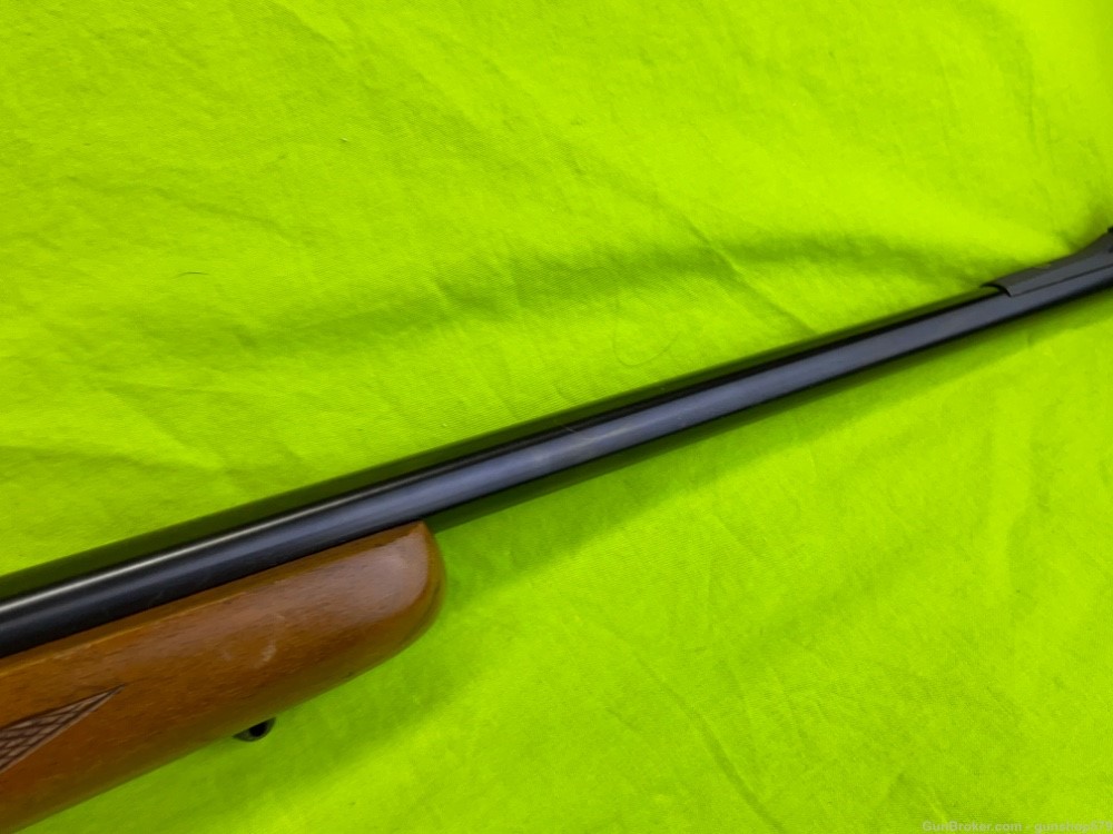 Ruger M77 Flat Bolt Tang Safety 22 Inch Barrel With Sights MFG 1971 350 REM-img-10