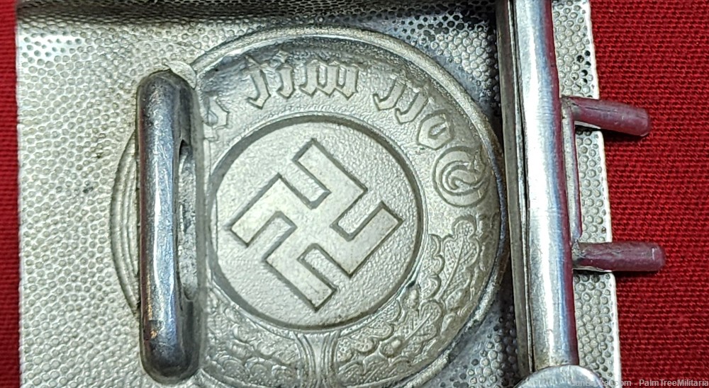 WW2 WWII German NSDAP Third Reich Police officers belt & buckle Polizei-img-6