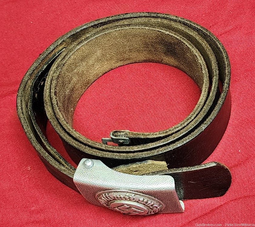 WW2 WWII German NSDAP Third Reich Police officers belt & buckle Polizei-img-2