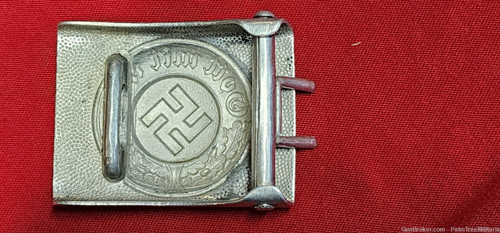 WW2 WWII German NSDAP Third Reich Police officers belt & buckle Polizei-img-5