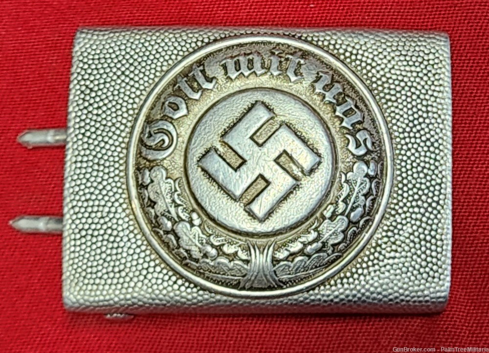 WW2 WWII German NSDAP Third Reich Police officers belt & buckle Polizei-img-3