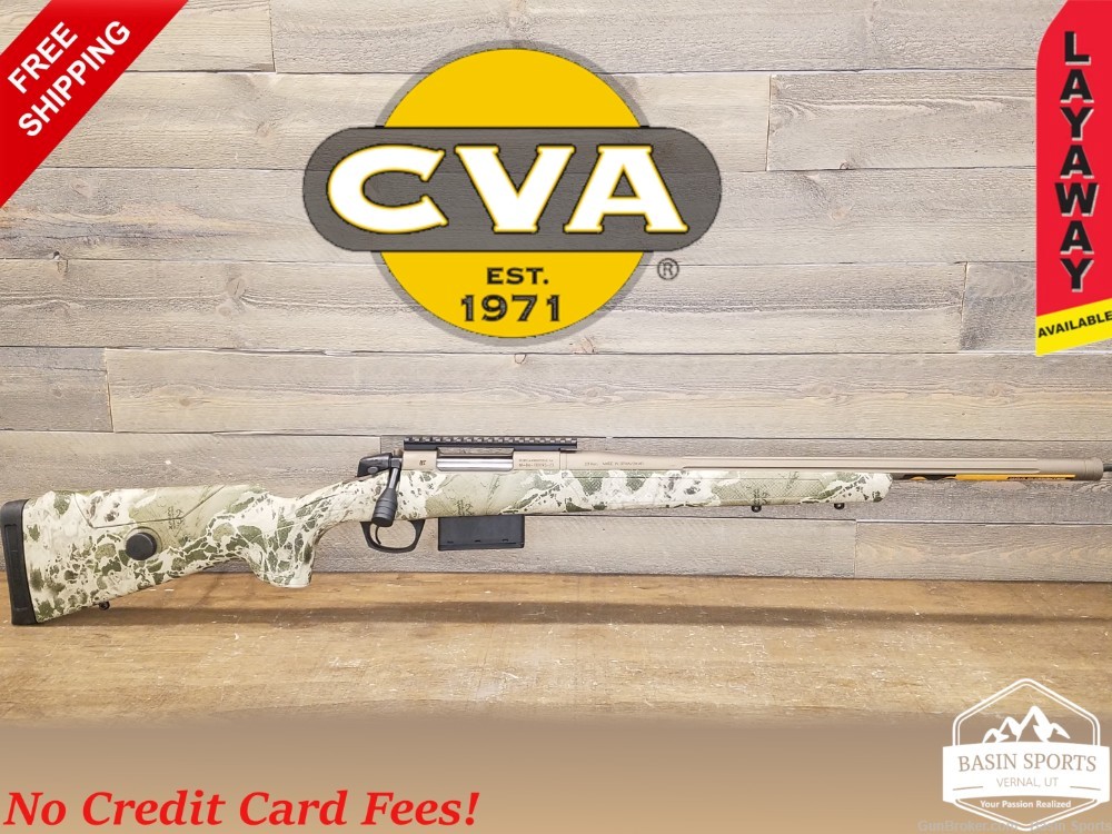 CVA Cascade VH Varmint 22-250 22" Realtree Hillside Camo CR4038-img-0