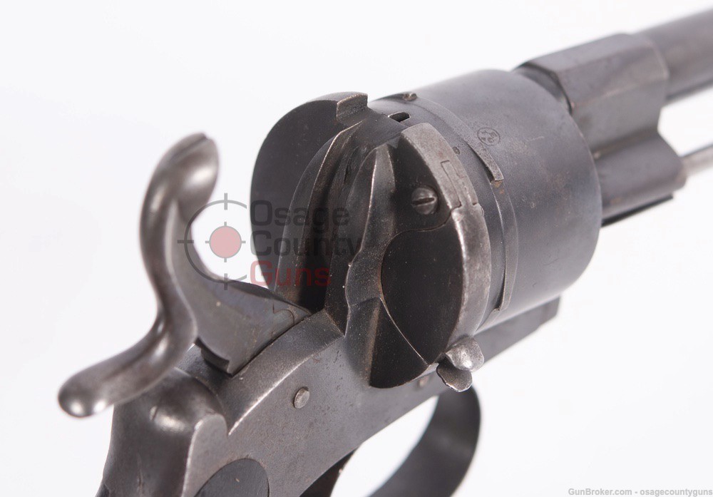 Lefaucheux M1858 Navy Model 12mm Civil War Era Pinfire Revolver - Used-img-9