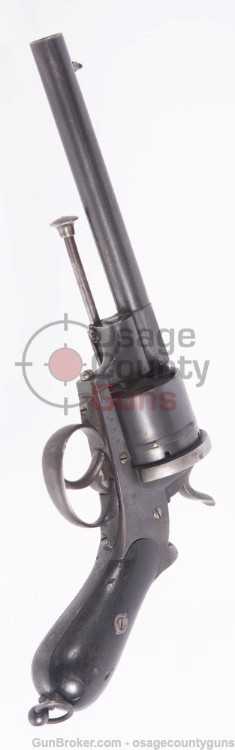 Lefaucheux M1858 Navy Model 12mm Civil War Era Pinfire Revolver - Used-img-5