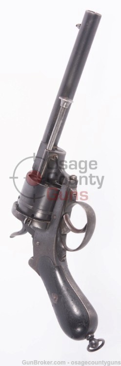 Lefaucheux M1858 Navy Model 12mm Civil War Era Pinfire Revolver - Used-img-4