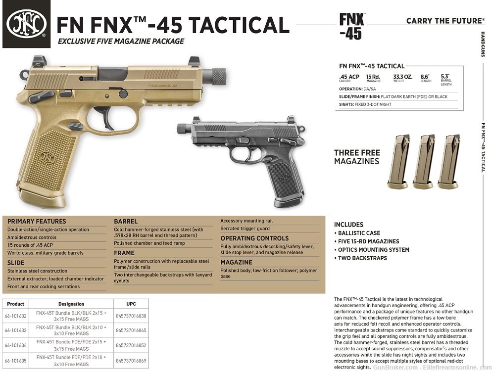 FN FNX-45 Tactical FN FNX-45-img-2
