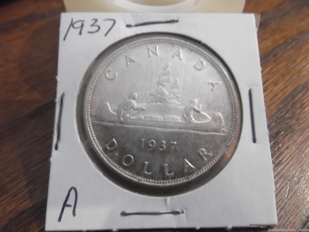 1937 CANADA  SILVER DOLLAR  (A)-img-0