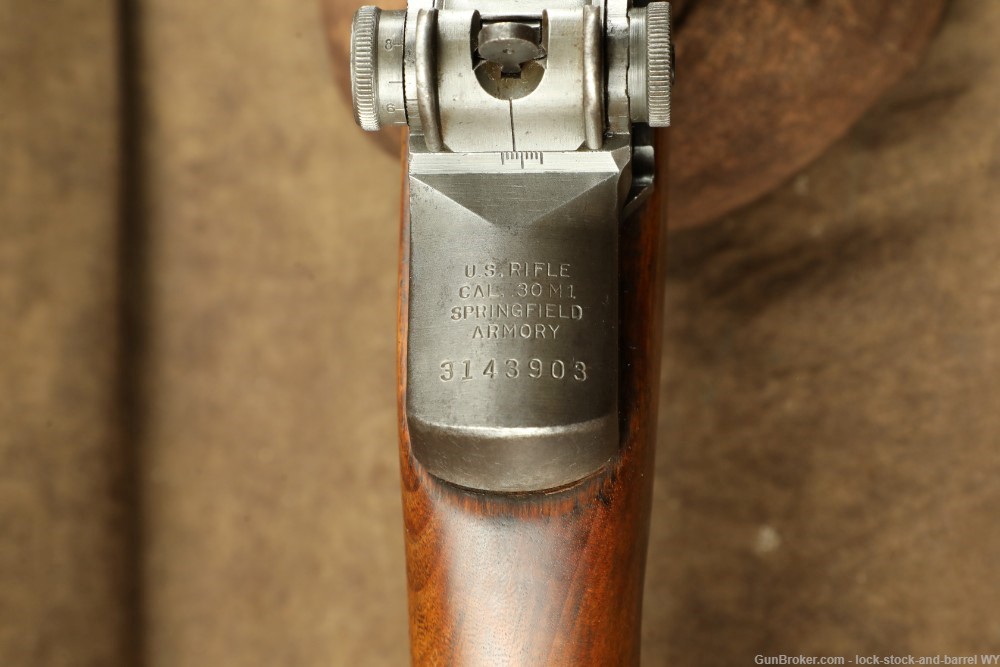 WWII Springfield M1 Garand U.S. .30-06 Semi Automatic Rifle 1944 C&R-img-27