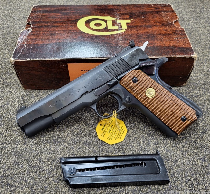 Colt 1981 Service Model ACE 1911 .22LR Pistol Original Box #01974-img-1