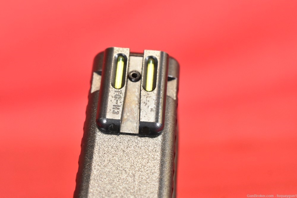 Glock 26 Gen 4 9mm Frying Pan Finish Fiber Optic Talon Tape G26 26-img-17