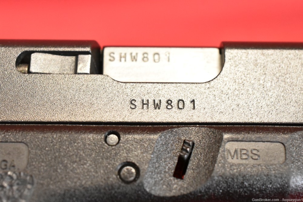 Glock 26 Gen 4 9mm Frying Pan Finish Fiber Optic Talon Tape G26 26-img-20