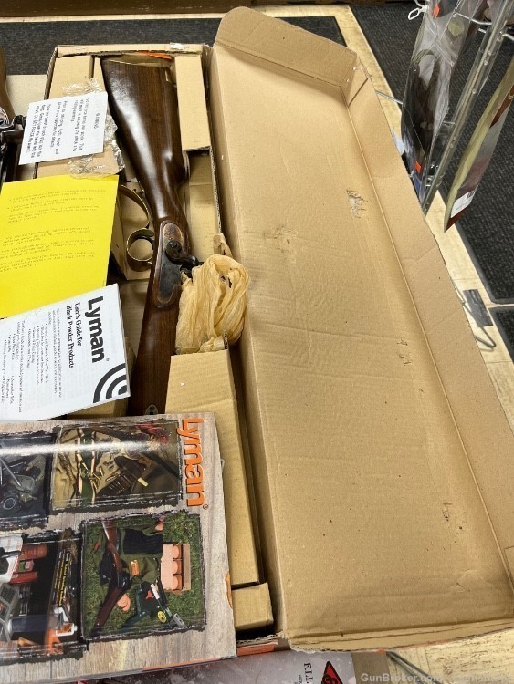 New Unfired Lyman Trade Rifle 54 Caliber in original box with Paperwork-img-1