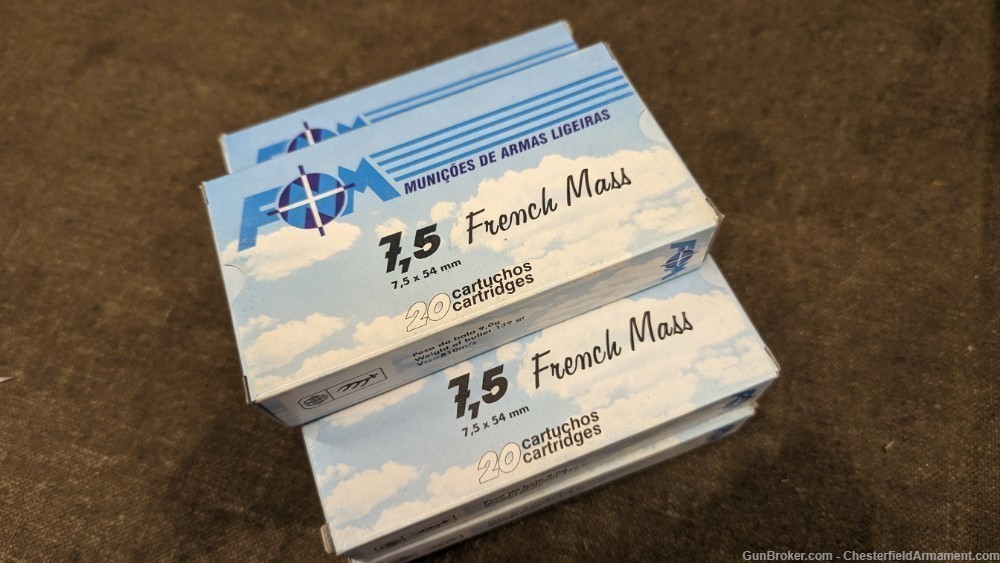FNM 7.5x54mm French MAS *Lot of 100*-img-0