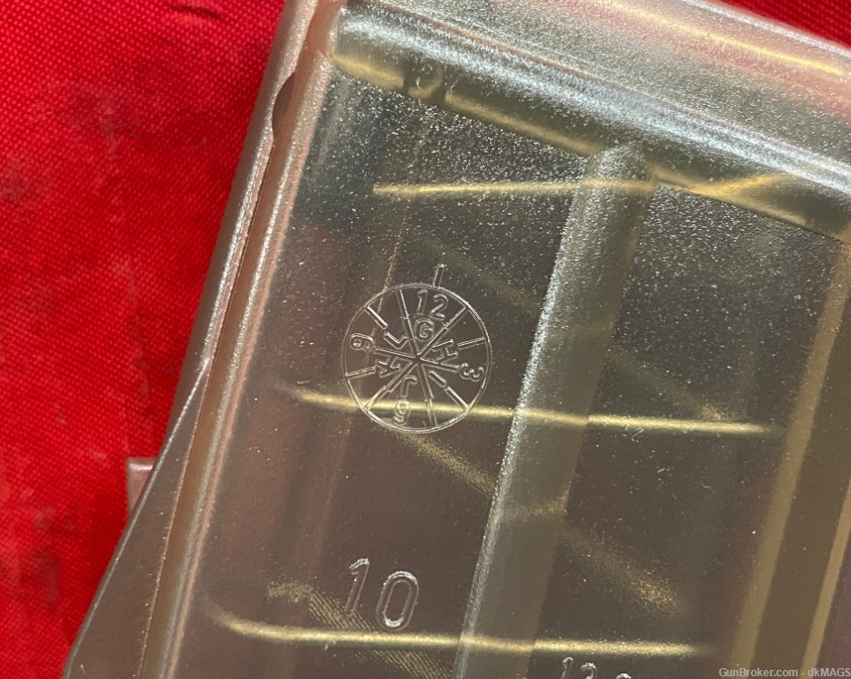 2 Preban Steyr AUG 5.56mm Translucent Waffle Magazines 42 and 30 Round Mag -img-1