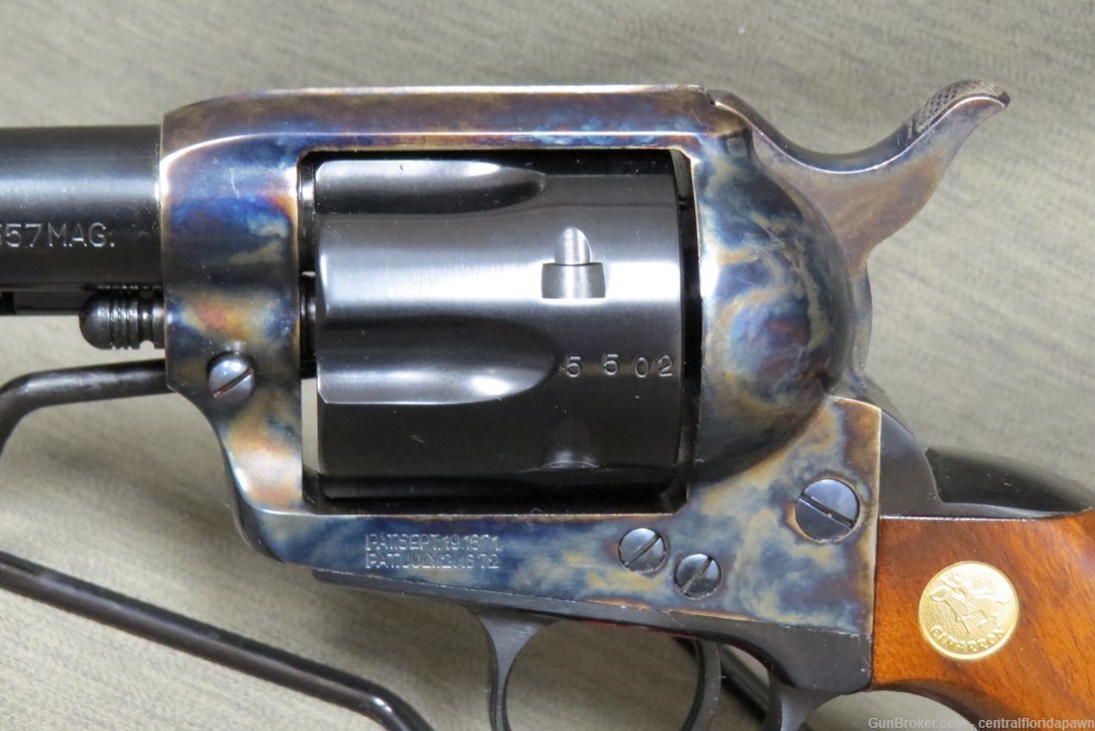 Cimarron Uberti Model P PW .357 mag 4.75" SA Revolver MP400 357-img-2