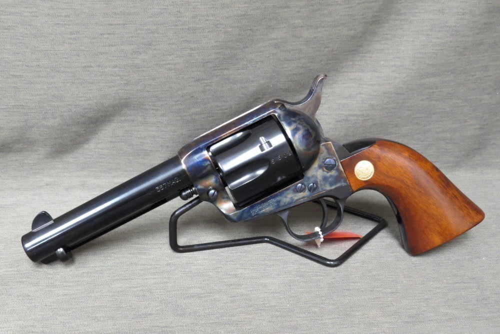 Cimarron Uberti Model P PW .357 mag 4.75" SA Revolver MP400 357-img-1