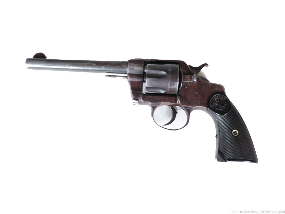 Antique COLT Model 1892 New Army & Navy .38 Caliber Double Action Revolver-img-1