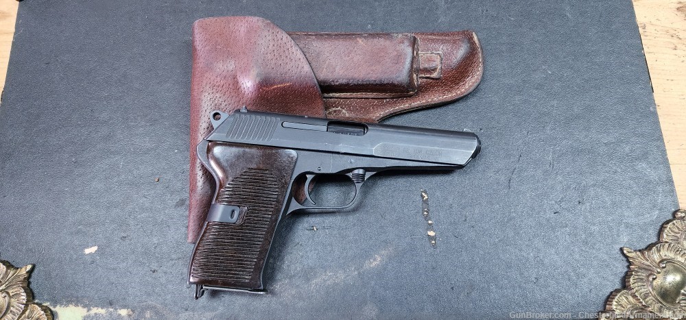 CZ 52  7.62x25mm  pistol,  w holster and extra magazine-img-1