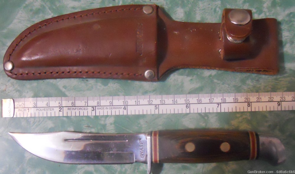 SHSRP HUNTING KNIFE - Leather Sheath-img-1