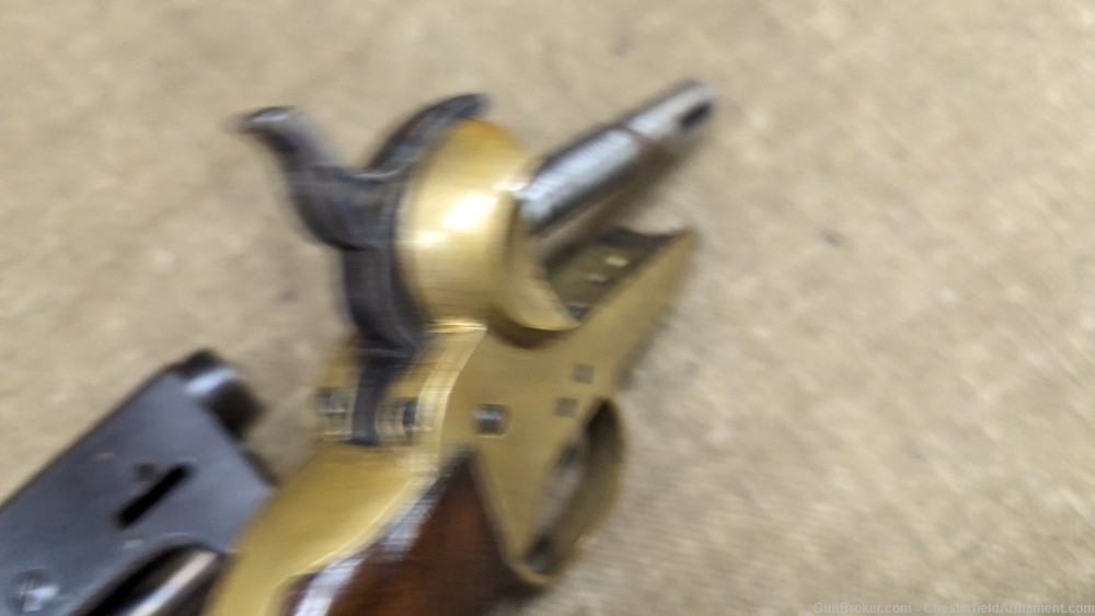  EIG Navy Colt Navy brass frame black powder revolver 36 cal 1851-img-34