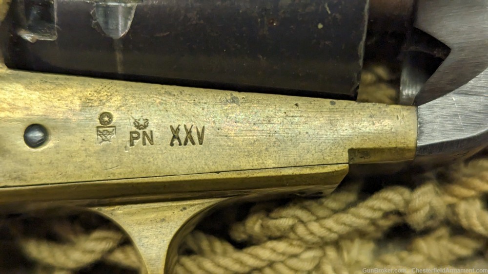  EIG Navy Colt Navy brass frame black powder revolver 36 cal 1851-img-3