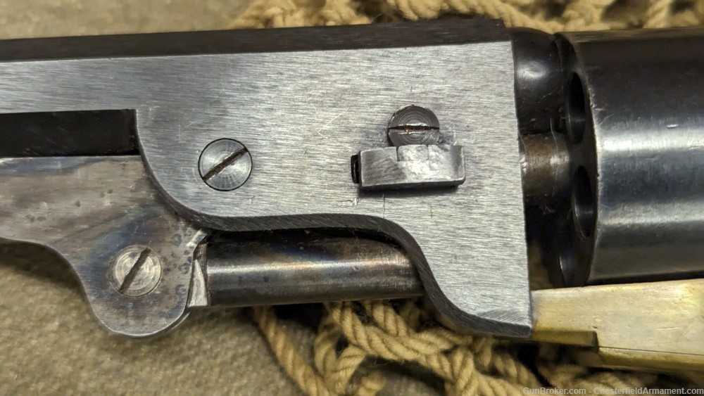  EIG Navy Colt Navy brass frame black powder revolver 36 cal 1851-img-10