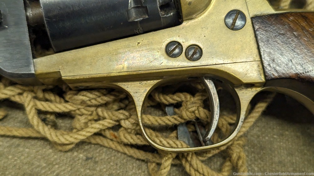  EIG Navy Colt Navy brass frame black powder revolver 36 cal 1851-img-8