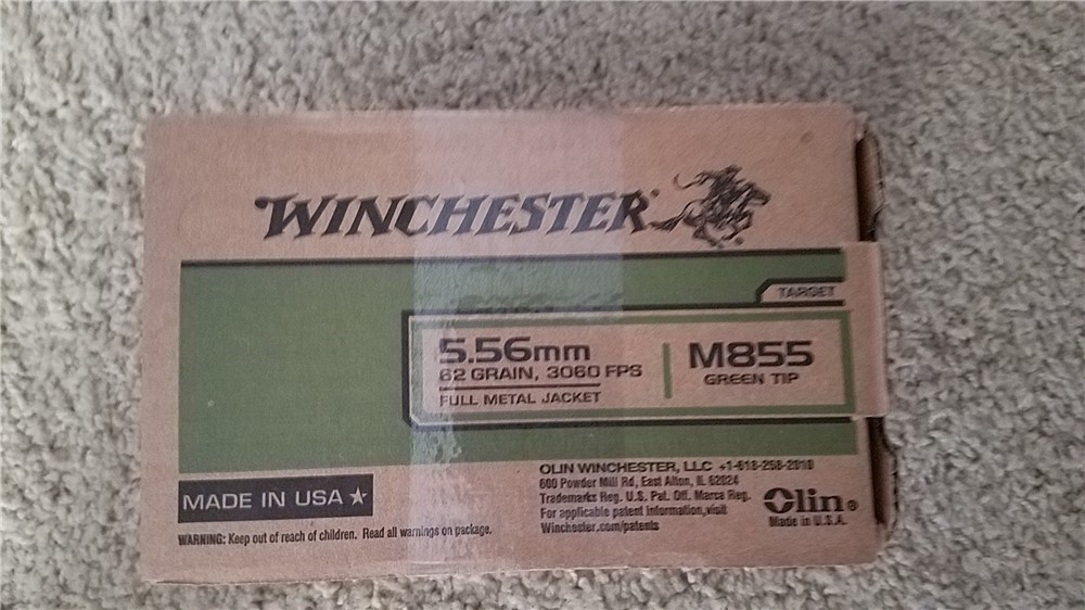 Winchester 5.56 M855 Green Tip 62 grain 200 rounds 556-img-0