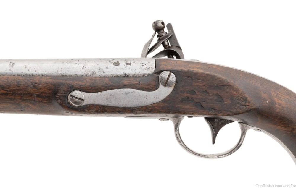 Ultra rare US Model 1817 Flintlock Pistol (AH4998)-img-3