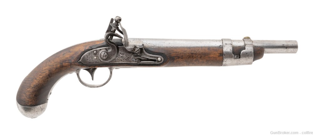 Ultra rare US Model 1817 Flintlock Pistol (AH4998)-img-0