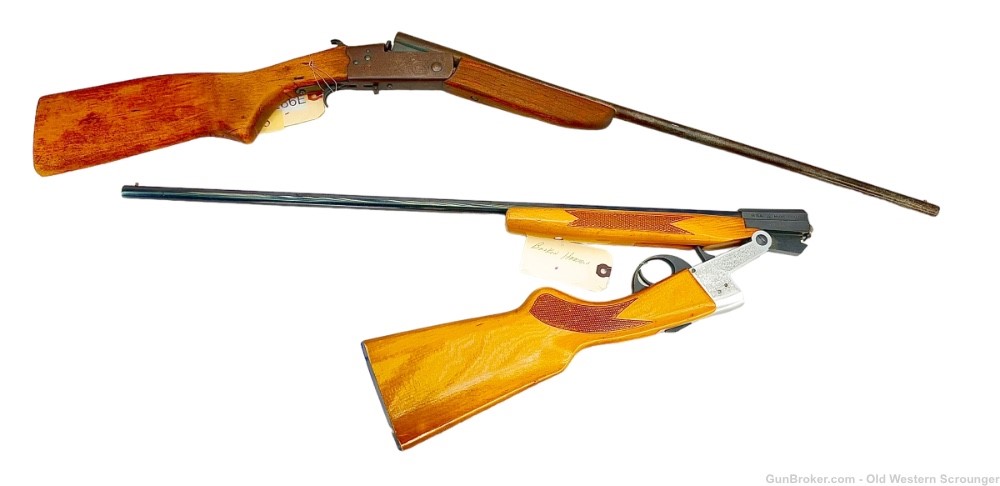 Pair of .410 folding shotguns CBC and BSA 2 guns in listing-img-5