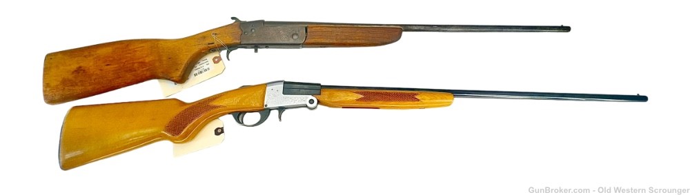 Pair of .410 folding shotguns CBC and BSA 2 guns in listing-img-0